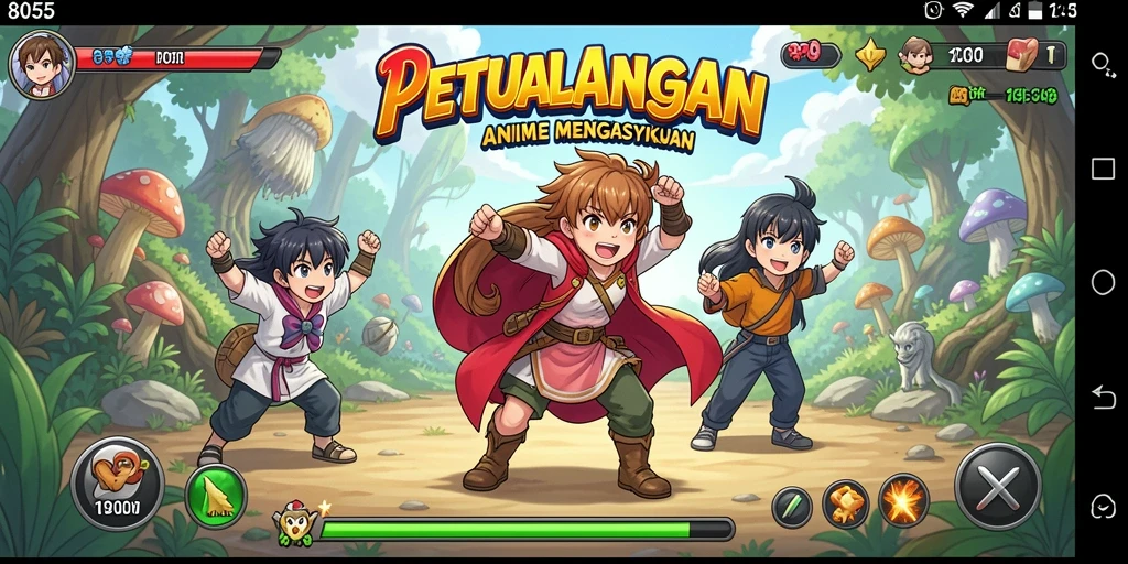 Tampilan gameplay menawan dari 8055 yang menggugah selera.