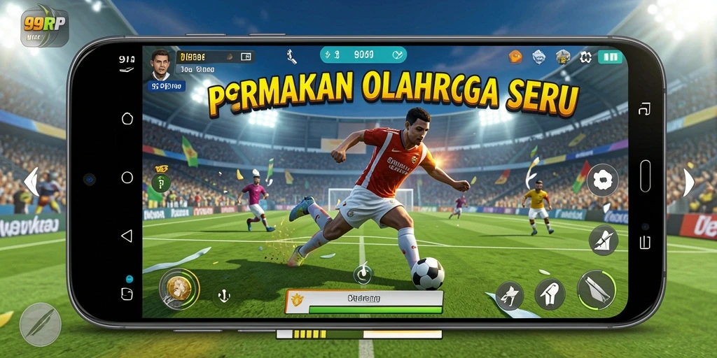 Tampilan permainan seru dalam 99RP dengan berbagai cabang olahraga.