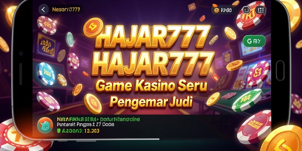 Tampilan gameplay Kasino yang menarik di HAJAR777.