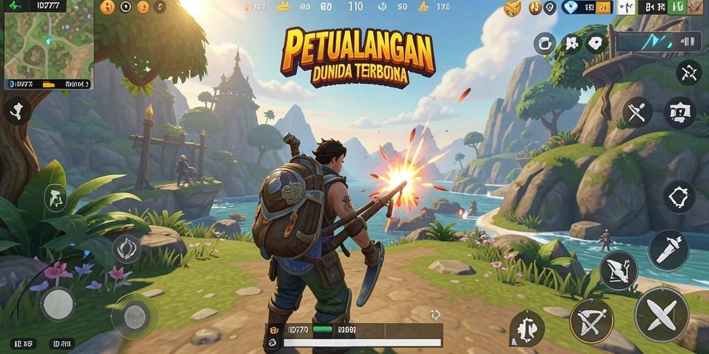 Tampilan gameplay <strong>ID777</strong> yang memukau menunjukkan dunia terbuka yang luas.