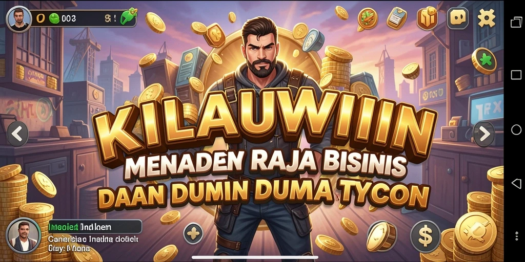 Tampilan gameplay Tycoon yang menarik di KILAUWIN.