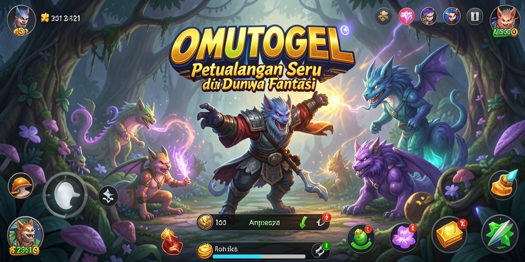 Tampilan menakjubkan dari gameplay petualangan OMUTOGEL.