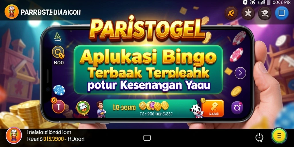 Tampilan menarik permainan Bingo di PARISTOGEL dengan pemain aktif.