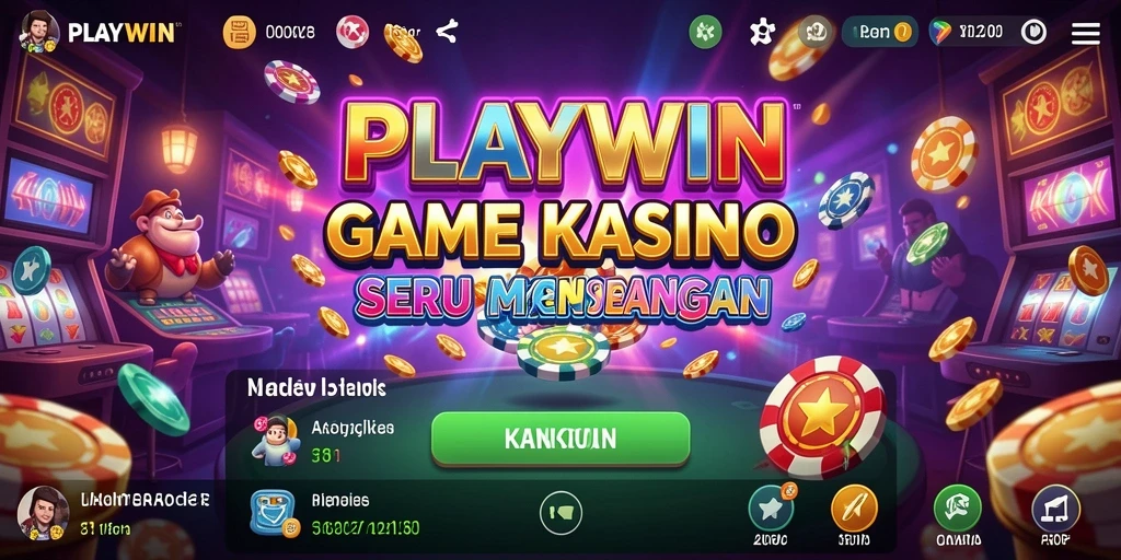 Tampilan gameplay seru di aplikasi Kasino PLAYWIN.